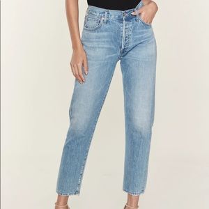 Citizens of humanity Liya High Rise Cropped fit Jeans Soundtrack Size 30